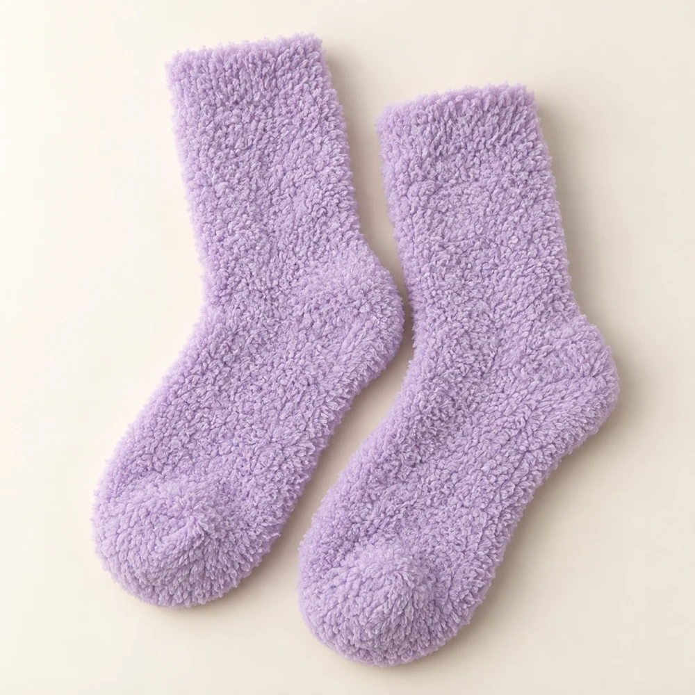 Cloud Lounge Socks — Lavender